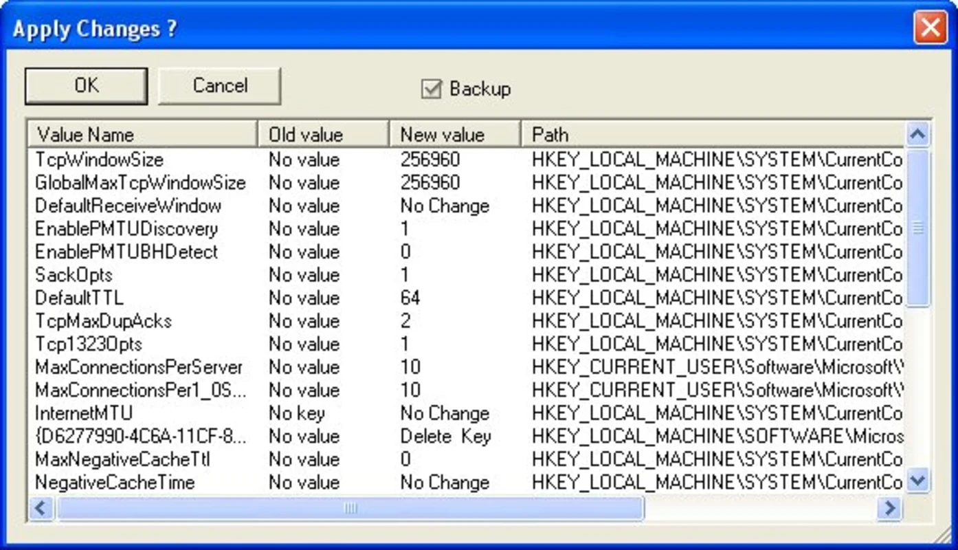 TCP Optimizer — لقطة شاشة 5